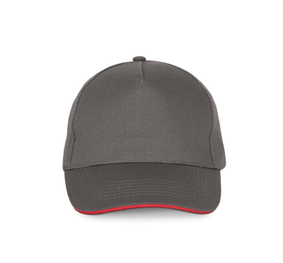 Slate Grey / Red