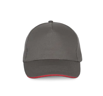 Slate Grey / Red
