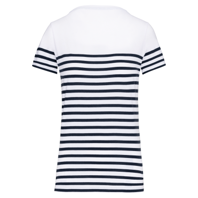 White / Navy Stripes