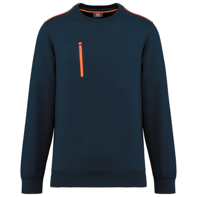 Navy / Fluorescent Orange
