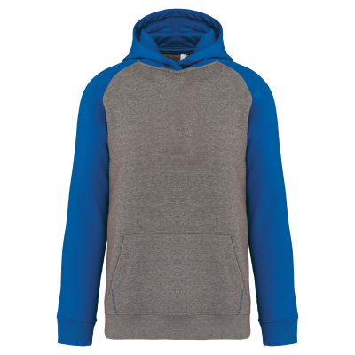 Grey heather/Sporty royal blue