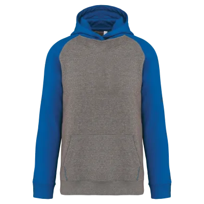 Grey heather/Sporty royal blue