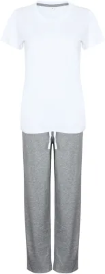 White / Heather Grey