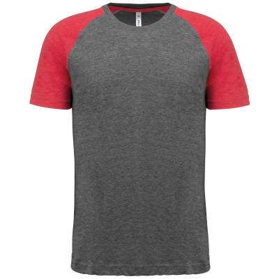 Grey Heather / Sporty Red Heather