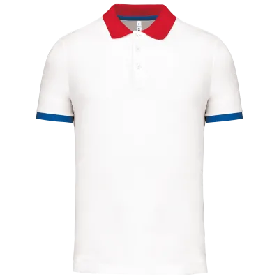 White / Red / Sporty Royal Blue