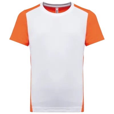 White / Fluorescent Orange