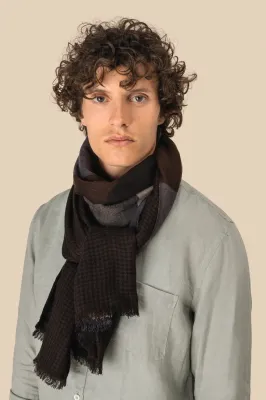 Brown Patchwork / Brown Checkboard