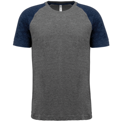 Grey Heather / Sporty Navy Heather