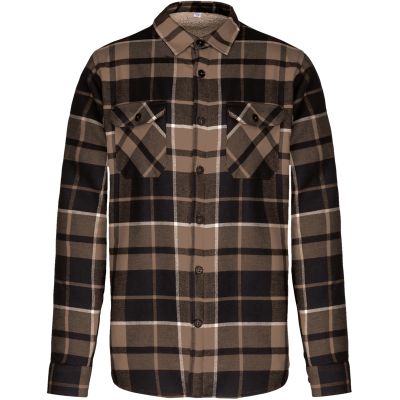 Camel / Black Checked